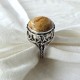 227. Srebrny pierścionek ,,królewski" z jaspisem