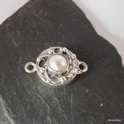 205. Srebrne zapięcie do pereł