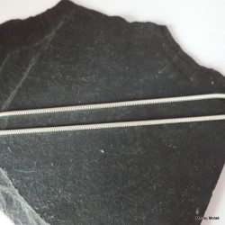 312. Łańcuszek srebrny żmijka