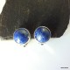52. Klipsy srebrne z lapis lazuli