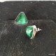 366. Kolczyki srebrne z zielonym tygrysim okiem