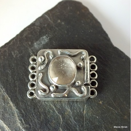 238. Srebrne zapięcie do bransoletki lub naszyjnika