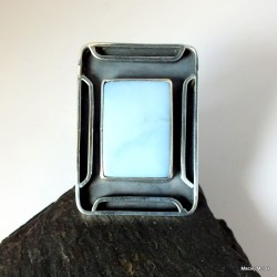 289. Srebrny pierścionek z agatem